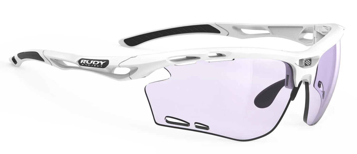 Rudy Project Propulse Sportbrille - White Gloss/ImpactX 2 Laser Purple 1 Rudy Project Propulse Sportbrille - White Gloss/ImpactX 2 Laser Purple