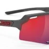 Rudy Project Deltabeat Sportbrille - Charcoal Matte- Multilaser Red
