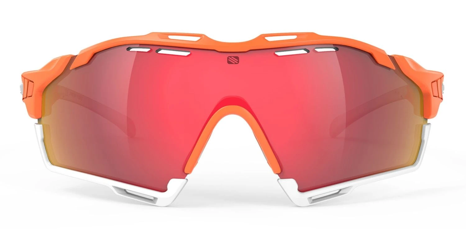 Rudy Project Cutline Sportbrille - Mandarin Fade/coral Matt/Multilaser Red 2 Rudy Project Cutline Sportbrille - Mandarin Fade/coral Matt/Multilaser Red – Bild 2