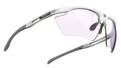 Rudy Project Magnus Sportbrille - White Gloss - ImpactX 2 Laser Purple -Sport Gear Angebote Store SP757569 0000 Rudy Project Magnus Sportbrille grosse breite gesichter white gloss photo chrom to laser purple 3