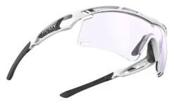 Rudy Project Tralyx+ Sportbrille - White Gloss/ImpactX Photochromic -Sport Gear Angebote Store SP767569 0000 Rudy Project Tralyx Rennradbrille Sportbrille whiote gloss impactX 2 laser black selbsttoenend 3