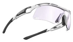 Rudy Project Tralyx+ Slim Sportbrille - White Gloss/ImpactX Photochromic -Sport Gear Angebote Store SP787569 0000 Rudy Project Tralyx slim sportbrille small white gloss impactx photochromic 2 laser violet purple 3