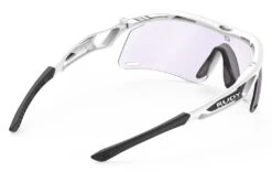 Rudy Project Tralyx+ Slim Sportbrille - White Gloss/ImpactX Photochromic -Sport Gear Angebote Store SP787569 0000 Rudy Project Tralyx slim sportbrille small white gloss impactx photochromic 2 laser violet purple 5