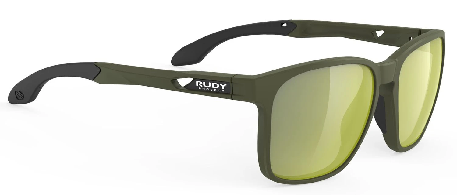 Rudy Project Lightflow A Sonnenbrille - Olive Matte / Multilaser Gold 1 Rudy Project Lightflow A Sonnenbrille - Olive Matte / Multilaser Gold