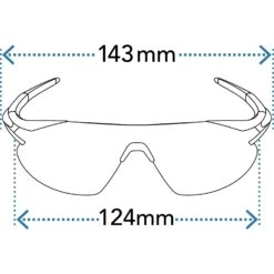 TIFOSI Podium XC Interchange Sportbrille-Matte Crystal/Mirror Red -Sport Gear Angebote Store Tifosi Podium XC Sportbrille blue clarion 4 1 2