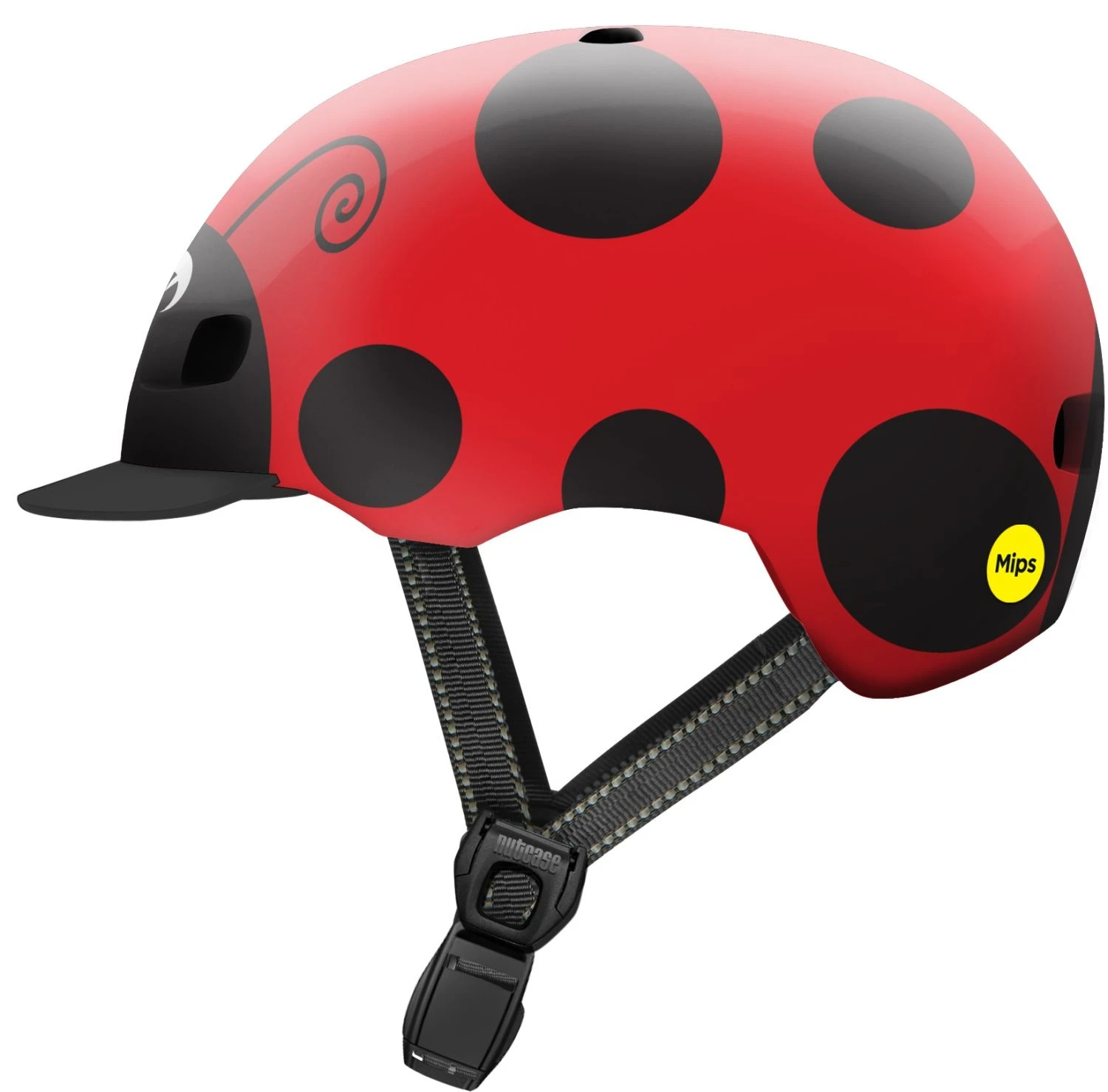 Nutcase Little Nutty Mips Fahrradhelm "Lady Bug" 2 Nutcase Little Nutty Mips Fahrradhelm "Lady Bug" – Bild 2