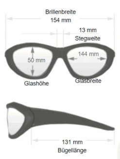 Überbrille Skipper 12.0 Polarisierend - Black Mat -Sport Gear Angebote Store skipper 12 0 Abmessungen