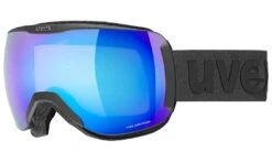 Uvex Downhill 2100 Skibrille Black Mat/blue-green