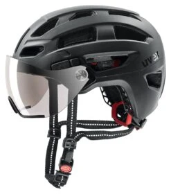 Uvex Finale Visor Visier Fahrradhelm - Black Mat