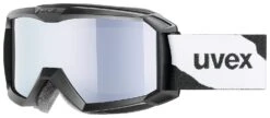 Uvex Flizz LM Skibrille Für Kinder - Black Mat/mirror Silver