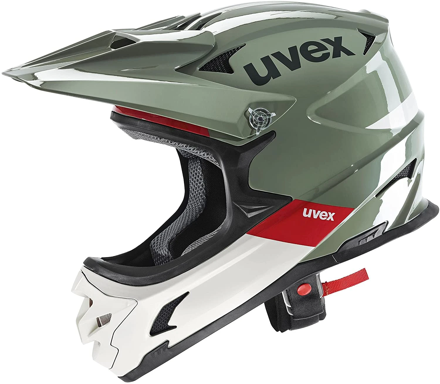 Uvex HLMT 10 Bike Full Face Helm - Moos Green-sand 1 Uvex HLMT 10 Bike Full Face Helm - Moos Green-sand