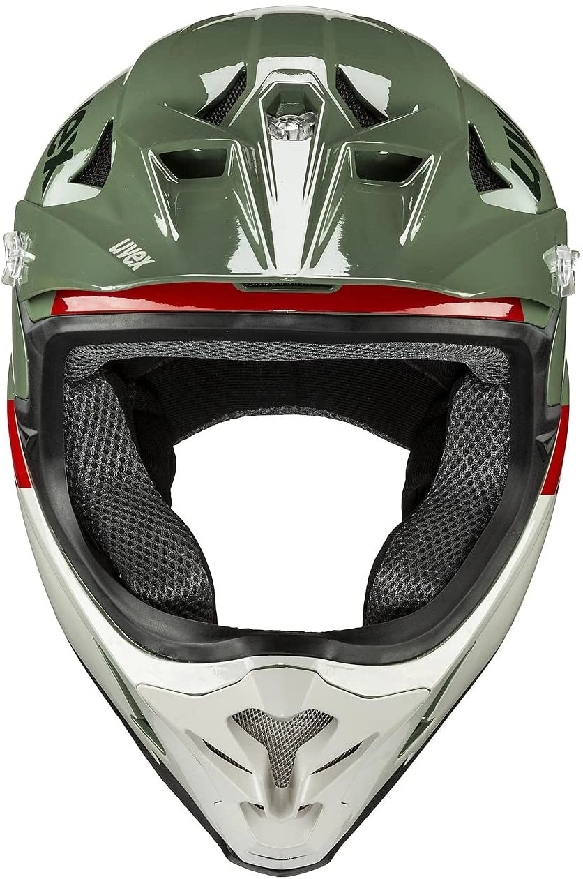 Uvex HLMT 10 Bike Full Face Helm - Moos Green-sand 2 Uvex HLMT 10 Bike Full Face Helm - Moos Green-sand – Bild 2