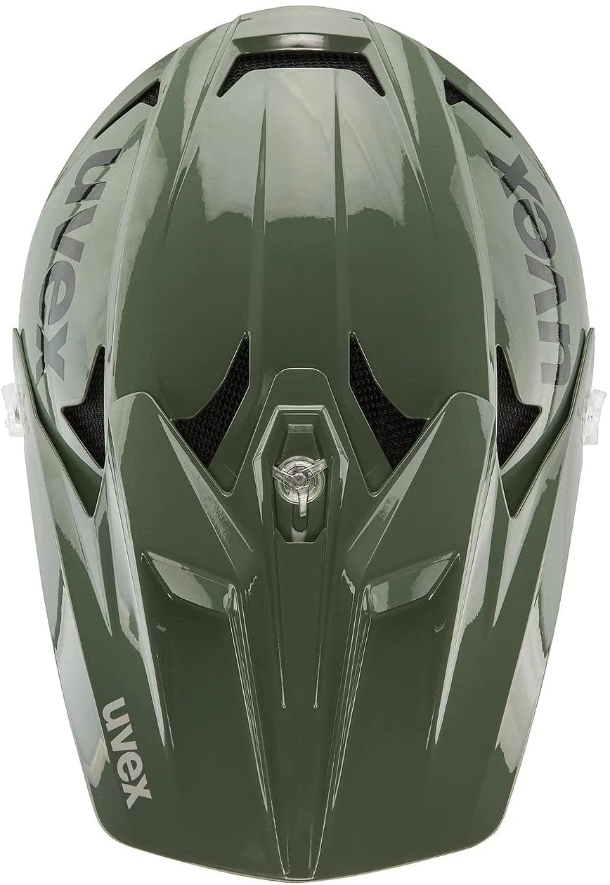 Uvex HLMT 10 Bike Full Face Helm - Moos Green-sand 4 Uvex HLMT 10 Bike Full Face Helm - Moos Green-sand – Bild 4