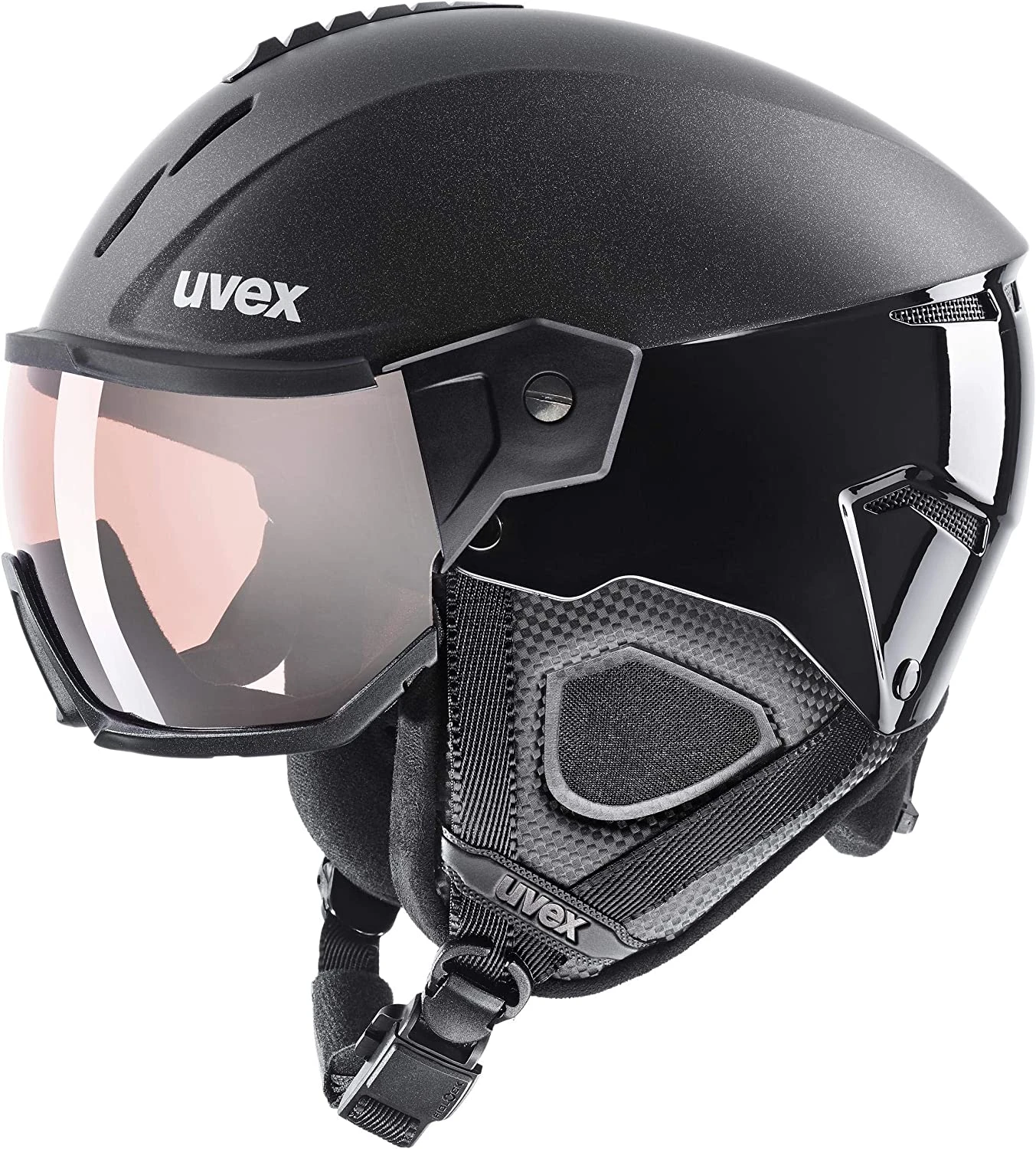 Uvex Instinct Visor Pro V Visier-Skihelm - Black 1 Uvex Instinct Visor Pro V Visier-Skihelm - Black