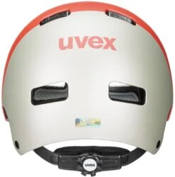 Skaterhelm Uvex Kid 3 Cc - Grapefruit Sand Mat -Sport Gear Angebote Store uvex kid 3 cc kinder skaterhelm fahrradhelm grapefruit sand mat 3 Ansicht von hinten