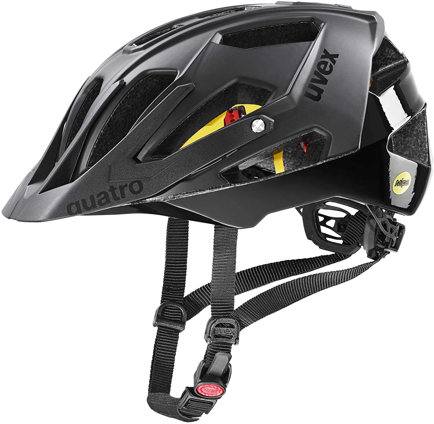 Uvex Quatro Cc MIPS Mountainbike Helm - All Black 1 Uvex Quatro Cc MIPS Mountainbike Helm - All Black