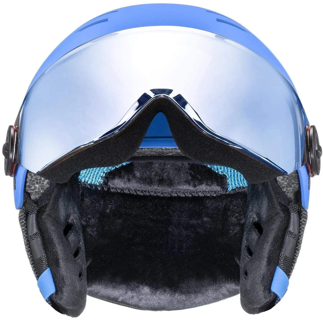 Uvex Rocket Jr. Visor Visier Kinder-Skihelm - Blue Mat 3 Uvex Rocket Jr. Visor Visier Kinder-Skihelm - Blue Mat – Bild 3