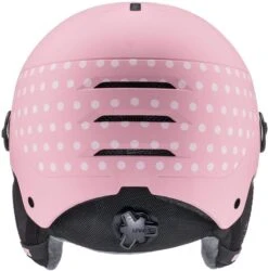 Uvex Rocket Jr. Visor Visier Kinder-Skihelm - Pink Confetti Mat -Sport Gear Angebote Store uvex rocket jr visor visier kinderskihelm pink confetti mat 4