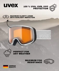 Uvex Scribble LG Skibrille - Rhino/LaserGold-Clear -Sport Gear Angebote Store uvex scribble Skibrille kinder rhino lasergold 5