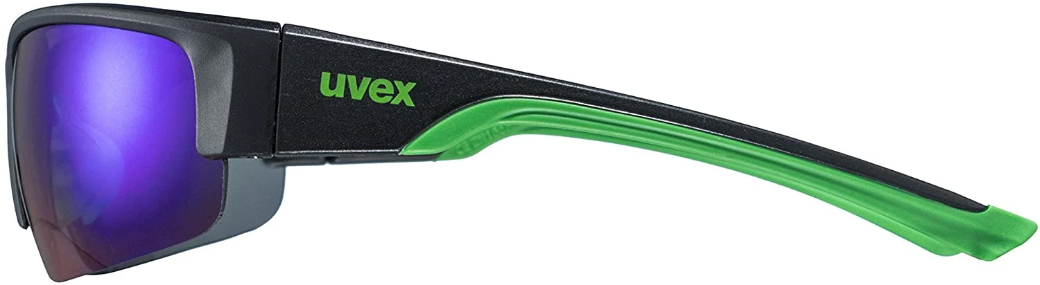 Uvex Sportstyle 215 Sportbrille Black Mat Green 3 Uvex Sportstyle 215 Sportbrille Black Mat Green – Bild 3