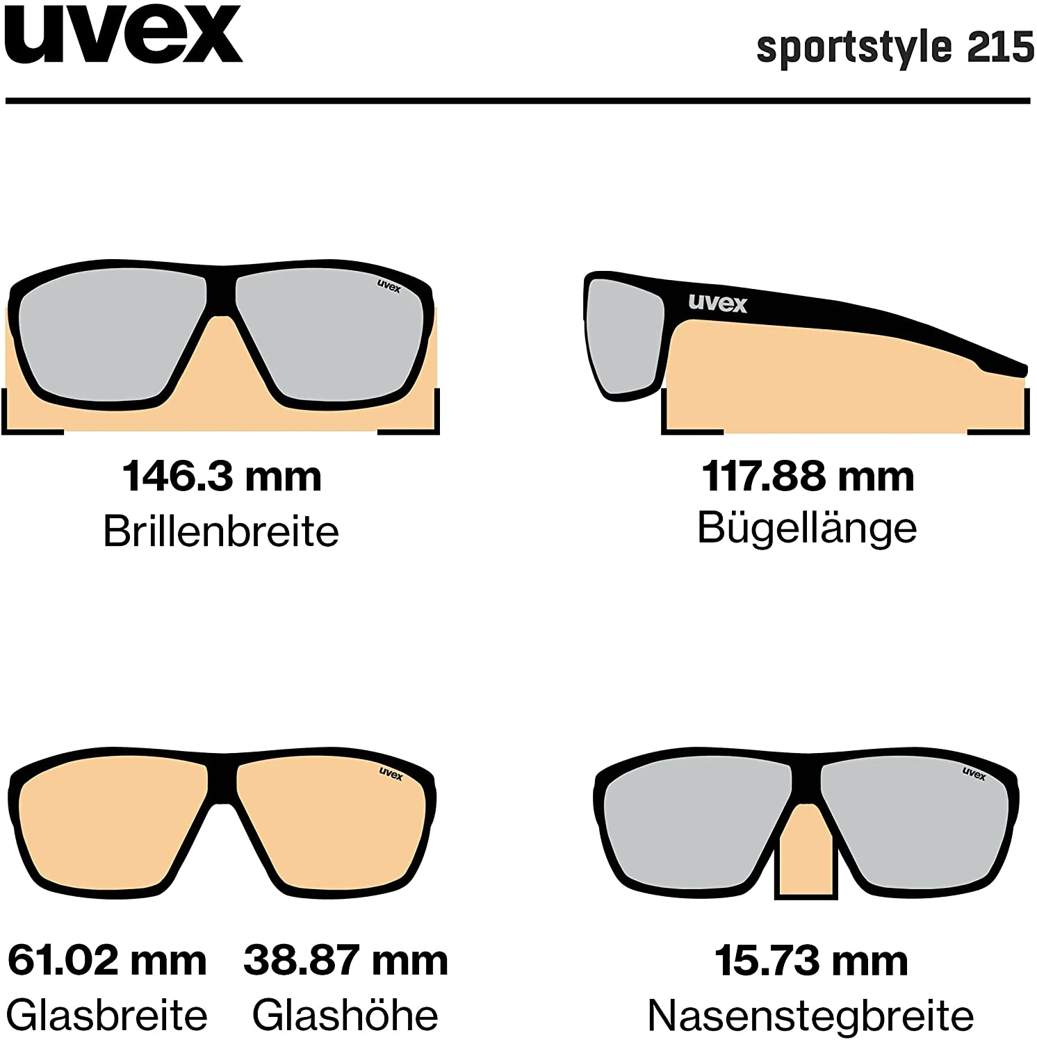 Uvex Sportstyle 215 Sportbrille Black Mat Green 6 Uvex Sportstyle 215 Sportbrille Black Mat Green – Bild 6