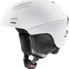 Uvex Ultra Skihelm - White-black Mat