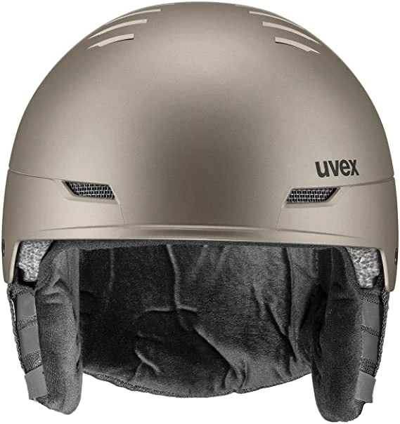 Uvex Wanted Skihelm - Soft Gold-silver Stripes Mat 2 Uvex Wanted Skihelm - Soft Gold-silver Stripes Mat – Bild 2