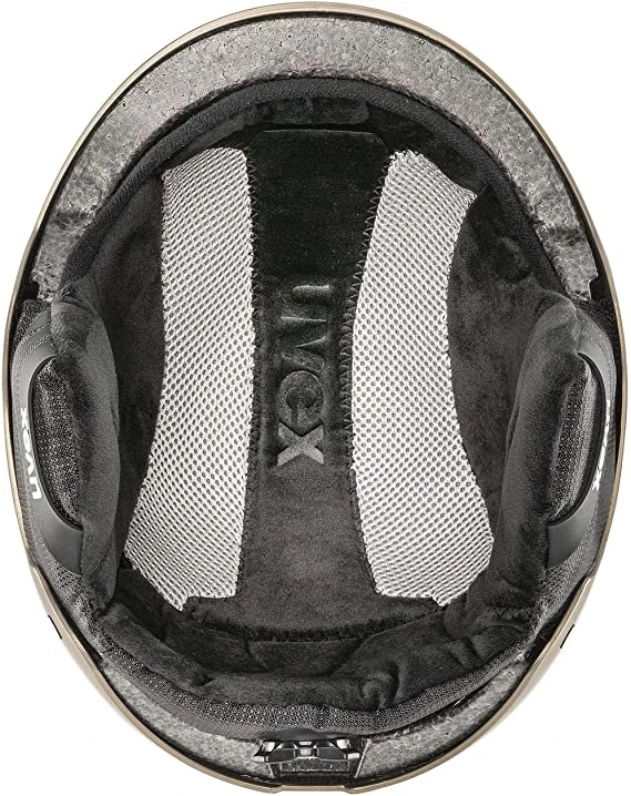 Uvex Wanted Skihelm - Soft Gold-silver Stripes Mat 4 Uvex Wanted Skihelm - Soft Gold-silver Stripes Mat – Bild 4